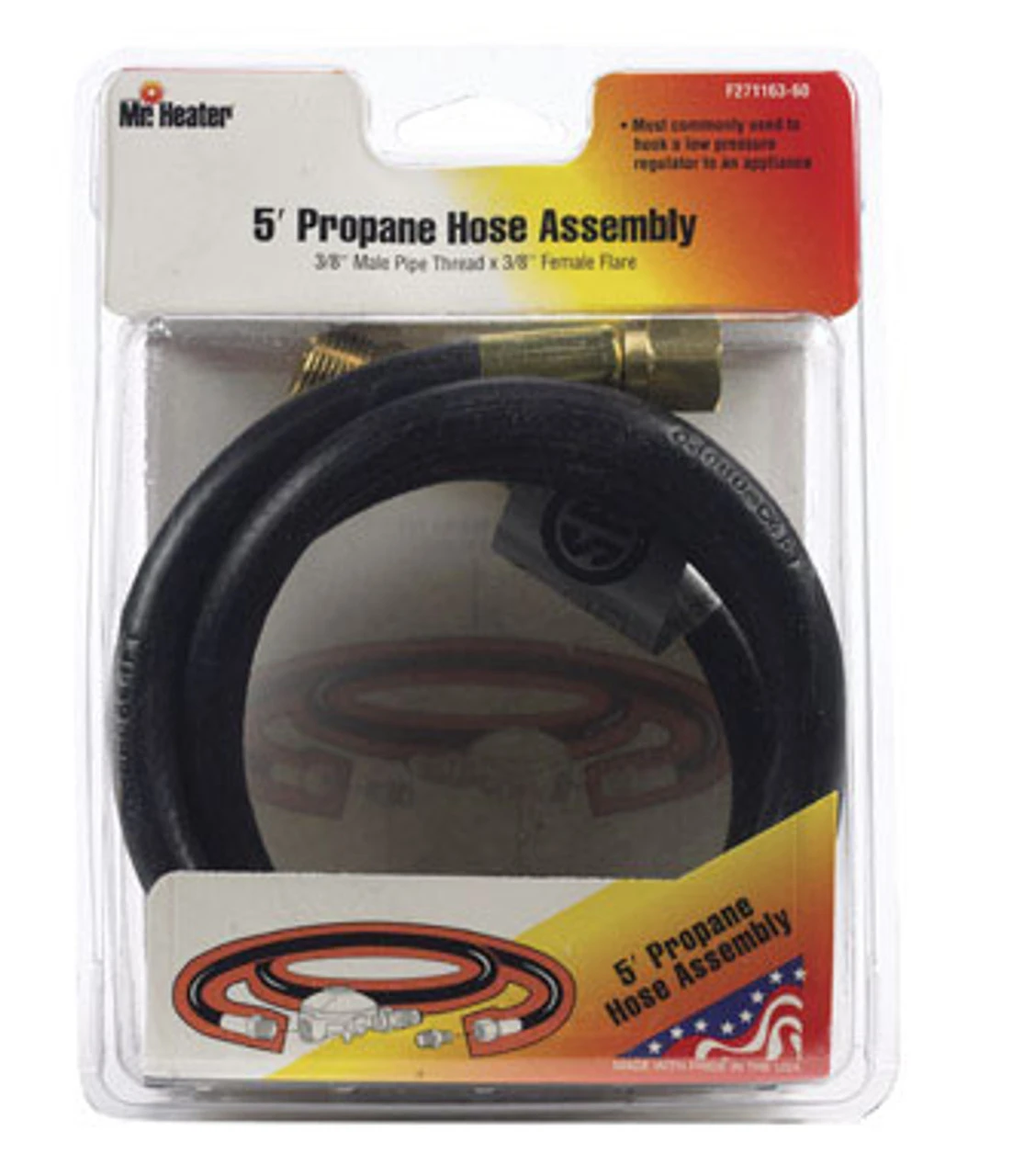 Mr. Heater Propane Hose Assembly F271163-60 1 Mr. Heater Propane Hose Assembly F271163-60