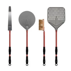 Alfa Aluminum Black Pizza Peel Set AC-3PSET36BK